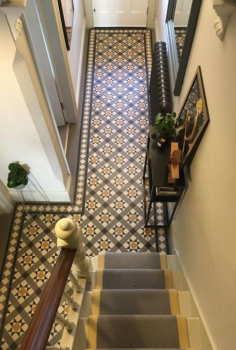 Pathway Tiles, Victorian Hallway Tiles, English Tiles, Tiles Garden, Octagon Tile, Kitchen Mosaic, Floor Mosaic, Victorian Hallway, Victorian Floor Tiles