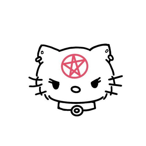 Tattoo Ideas, Tattoo Designs, Hello Kitty, Kitty, Black And White, Tattoos, White, Black, Art