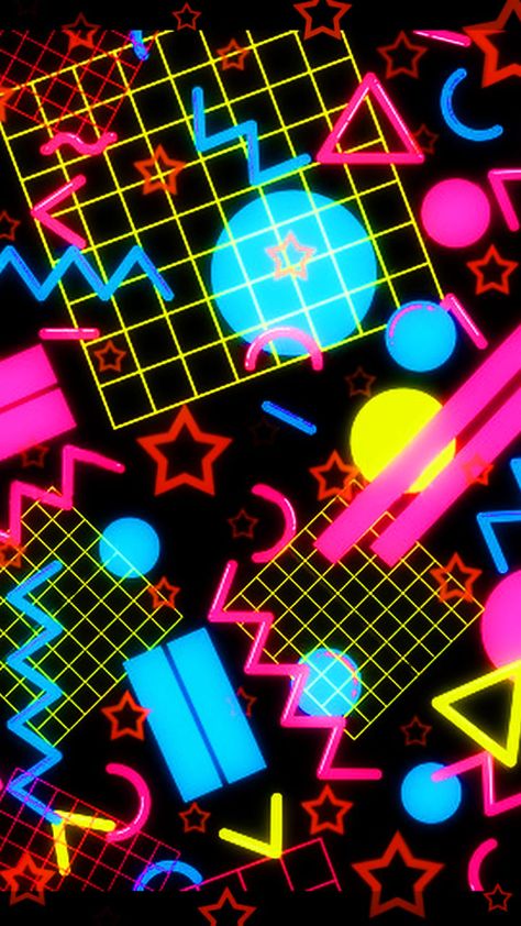 Neon Arcade Aesthetic, 1980s Wallpaper, Arcadecore Aesthetic, Drawing Emotions, 80s Background, Arcade Carpet, 80s Wallpaper, Purple Mustang, Aesthetic Tv