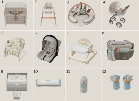 Sims Cc Baby Furniture, Sims 4 Infant Bouncer, Sims 4 Cc Functional Stroller, Sims 4 Car Seat Cc, Sims 4 Newborn Cc Furniture, Sims 4 Cc Infant Bouncer, Sims 4 Functional Infant Cc Furniture, Sims 4 Cc Infant Clutter, Sims 4 Cc Functional Changing Table