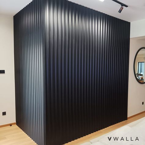 🛠 Bomb shelters can be such an eyesore, but not anymore! 🖤 Check out how our concave black fluted panels have transformed this space into a sleek and functional corner of the home. 💫

#bombshelter #bombshelterflutedpanel #householdshelter #featurewall #accentwall #flutedpanel #flutedpanels #wallpanels #qanvast #designwallpanel #wallcovering #wallpanel #sgrenovation #sgrenovationideas #sgrenovations #designwallpanel #sgrenovationcontractors #sgrenovationdesign #renosg #sgrenovationcontractor Fluted Panel, Wall Covering, Wall Panels, Feature Wall, Wall Paneling, Accent Wall, Singapore, Sleek, Wall