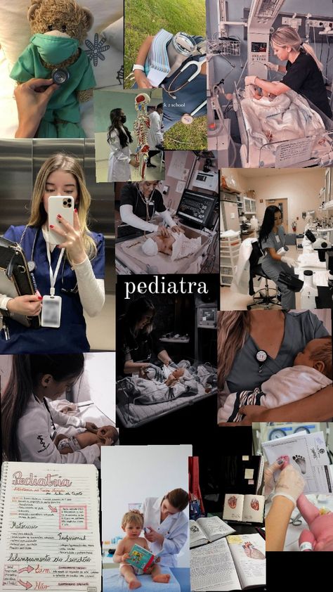 Pca Aesthetic, Paediatrician Aesthetic Wallpaper, Ped Nurse Aesthetic, Pedriatic Nurse Aesthetic, Pediatrician Vision Board, Peds Doctor, Allied Health, Doctor Life Aesthetic, Peds Surgeon