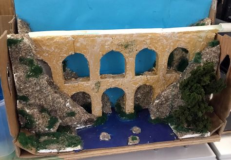 Year 7 Ancient Rome Ancient Rome Diorama, Roman Aqueduct Project, Ancient Rome Kids Projects, Ancient Rome Kids, Ancient Rome Projects, Roman Aqueduct, Ancient Sculpture, Homeschool Activities, Home Learning