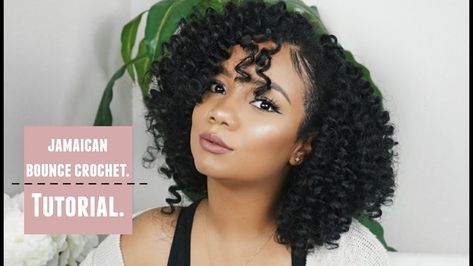 Jamaican Bounce Crochet Hairstyles, Jamaican Hairstyles, Jamaican Bounce Crochet, Jamaican Bounce, Crochet Braids Freetress, Hair Expo, Crochet Styles, Protective Hair, Curly Crochet Hair Styles