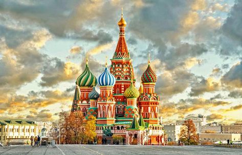 We're continuing our Sacred Spaces blog series with a look at one of Russia's most recognizable landmarks: St. Basil's Cathedral. Mosca Russia, St Basils Cathedral, Architecture Collection, St Basil's, Famous Buildings, Art Van, Places In Europe, Tallinn, Saint Petersburg