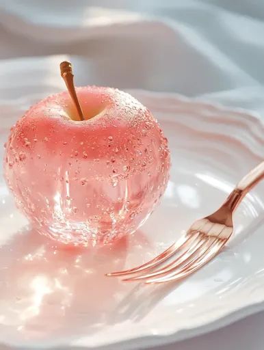 Apples Aesthetic, Apple Food Art, Crystal Food, Rosé Pink Aesthetic, Diy Cute Stuff, Pink Vision Board, Goddess Oc, Aesthetic Fruits, Christmas Profile