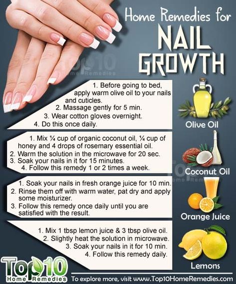 Nail Growth Tips, Juice Cleanses, Top 10 Home Remedies, Nail Care Tips, How To Grow Nails, Nail Growth, Nail Health, Strong Nails, Manicure Y Pedicure