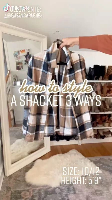 3 ways to style a shacket ! Flannel shacket: only $30 from amazon fashion. Casual style, casual outfits, flannel, how to style flannel, midsize, midsize fashion, sweater dress, amazon finds, amazon, amazon fashion, Walmart, Walmart fashion, Walmart finds, target, target finds, target fashion, red dress, mom jeans, ripped denim, leather leggings, leather pants, shacket, flannel shacket, shacket under $30. Casual Outfits Flannel, How To Style Flannel, Mid Size Fall Outfits, Mid Size Outfit Ideas, Style A Shacket, Fall Jacket Trends, Shacket Outfit Women, Outfits Flannel, Shacket Style