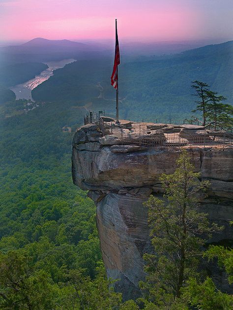 Chimney Rock, North Carolina Chimney Rock North Carolina, Chimney Rock, Grandfather Mountain, Western Nc, Lake Lure, North Carolina Mountains, Honeymoon Packages, Mountain Travel, Great Smoky Mountains National Park