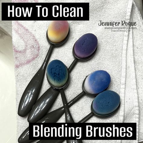 Clean Makeup Brushes, Love Birthday Cards, Ink Blending, Blending Tools, Blending Brush, How To Clean Makeup Brushes, Gothic Makeup, Simple Budget, Clean Makeup