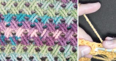 Celtic Crochet, Cable Crochet, Crochet Cable Stitch, Interweave Crochet, Crazy Crochet, Knitting Squares, Knots Guide, Fiber Crafts, Crocheting Projects