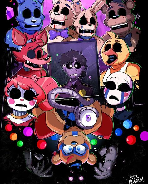 This is the official illustration from the 10th Anniversary of #fnaf It's never too late to publish this kind of stuff • A y este dibujo es para el concurso de #midorydraw2024 #fnaffanart #color #eddpilgrim #digitalart Fnaf 10th Anniversary, It's Never Too Late, 10 Anniversary, Never Too Late, 10th Anniversary, Too Late, Digital Art, Fan Art, 10 Things