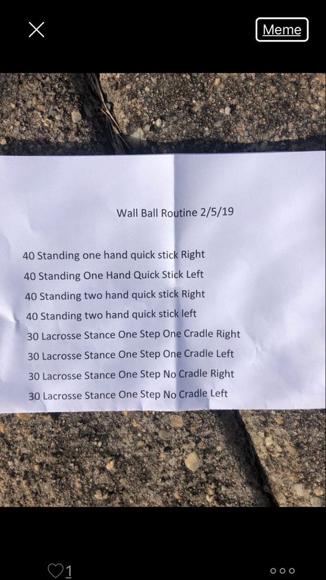 Wall Ball Workout Lacrosse, Lacrosse Captions Instagram, Wall Ball Routine Lacrosse, Lacrosse Tips For Beginners, Lax Conditioning, Lacrosse Drills By Yourself, Girls Lacrosse Drills, Womens Lacrosse Drills, Lax Drills