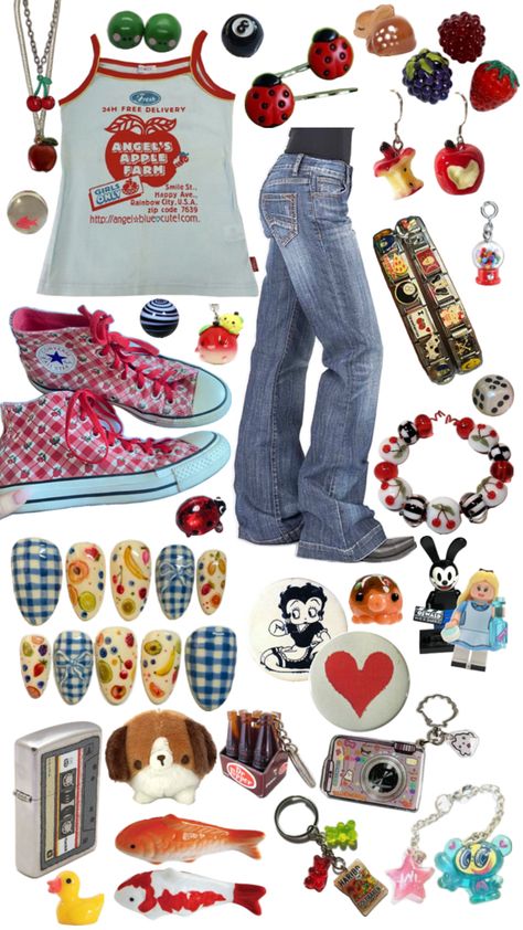 Trinket Core Outfit, 2000s Preppy Fashion, Trinket Core, Quirky Outfits, 2000s Preppy, Preppy Fashion, Dream Outfits, Fashion Vocabulary, Funky Outfits