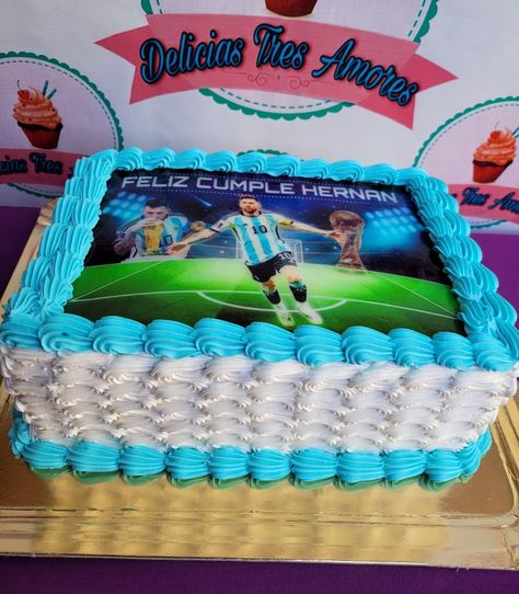 Messi Cake Ideas, Messi Cake, Messi Birthday, Messi Argentina, Messi 10, Cake Ideas, Birthday Cake, Cake, Birthday