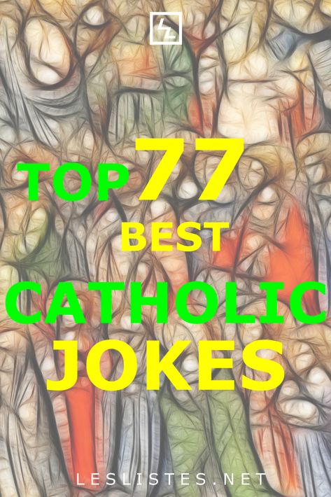 Catholicism is one of the biggest religions in the world. With that in mind, check out the top 77 Catholic jokes that will make you LOL. #jokes #catholic #religion #humor Funny Catholic Memes, Catholic School Humor, Catholic Jokes, Irish Jokes, Catholic Humor, Funniest Short Jokes, Religious Humor, Work For The Lord, Catholic Memes