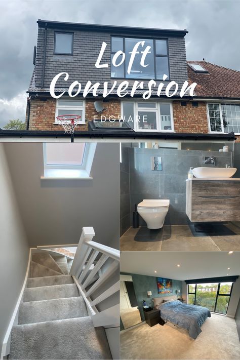 Two Bedroom Loft Conversion, Dorma Loft Conversion Exterior, Loft Conversion 2 Bedrooms Floor Plans, Loft Extension Ideas Master Bedrooms, Dormer Loft Conversion Uk, Loft Conversion Interior Design, Dorma Loft Conversion Bathroom, Loft Conversion Semi Detached House, Loft With Dormer