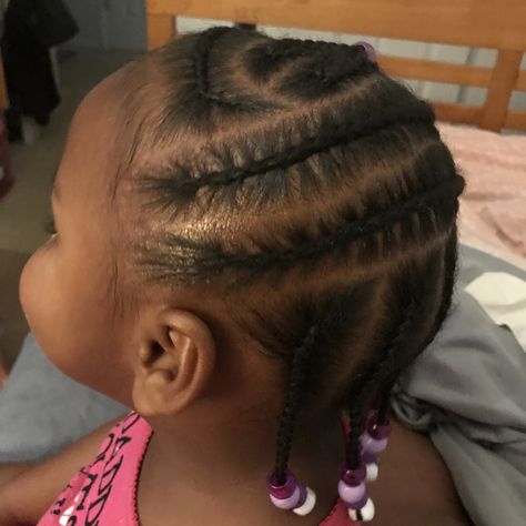 Infant Braids Hairstyles Black, Black Toddler Hairstyles Girl Short, Toddler Braided Hairstyles Short Hair, Black Baby Girl Hairstyles Short Hair, Simple Toddler Braid Styles, Baby Braid Hairstyles, Toddler Cornrow Styles, Baby Braid Styles, Toddler Braid Styles