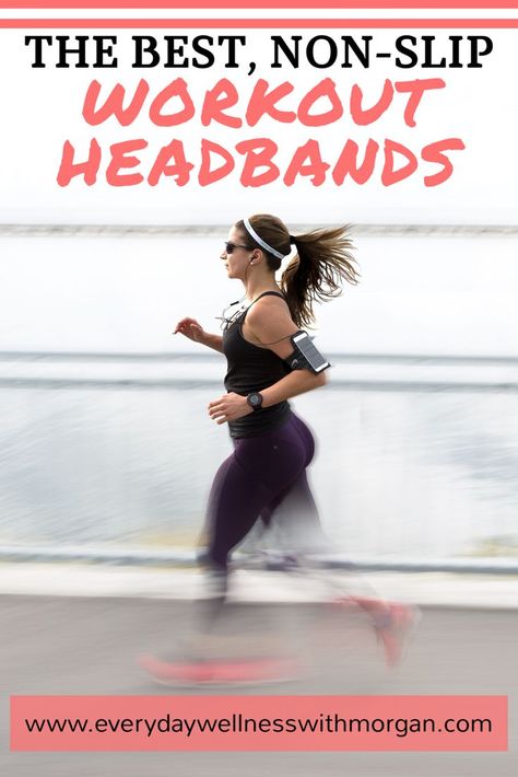 Learn the top five workout headbands that are comfortable and stay in place! The best fitness headbands for running, Crossfit, Zumba, Pilates, running, and more! These non-slip headbands stay in place during even the toughest workouts! (Fitness tips, headbands, workout tips, fitness accessories, workout headbands, Crossfit, bodybuilding, hiit) Workout Headbands, Makeup Jobs, At Home Hair Removal, Fitness Accessories, Workout Headband, Best Beauty Tips, Workout Tips, Top Five, Workout Accessories