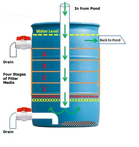 Backyard ponds seem to be an integral part of landscaping these days. Does your… Pond Filter System, Bio Pool, Kolam Koi, Backyard Ponds, Patio Pond, Building A Pond, Aquaponics Diy, Backyard Pond, Diy Pond