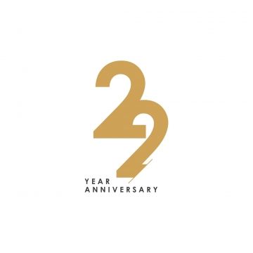 22 Year Anniversary, 15 Year Wedding Anniversary, 22nd Anniversary, Birthday Logo, Happy New Year Vector, Anniversary Photography, Anniversary Logo, Png Hd, 10 Year Anniversary