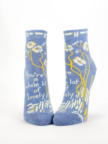 Lovely Socks, Blue Q Socks, Feminist Clothes, Blue Q, Funky Socks, Ankle Socks Women, Sock Drawer, Feminist Gift, Crazy Socks