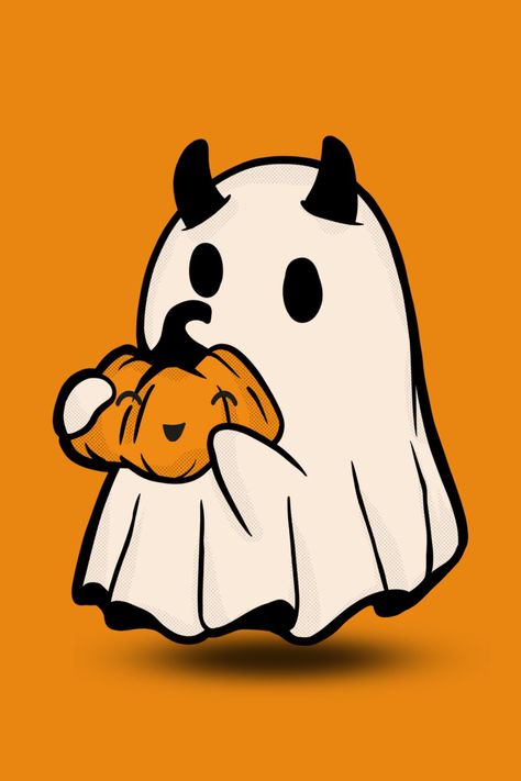 Pumpkin Ghost Drawing, Cutecore Halloween, Pumpkin Phone Wallpaper, Halloween Art Drawing, Haunted House Drawing, Procreate Drawings, Pumpkin Sketch, Dragon Wallpaper Iphone, Ghost Drawing