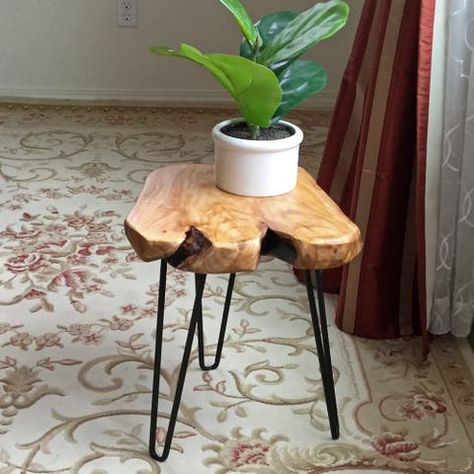 Coffee Table Overstock, Natural Coffee Table, Indoor Oasis, Coffee Sofa, Live Edge Coffee Table, Small Stool, Snack Table, Sofa End Tables, Live Edge Table