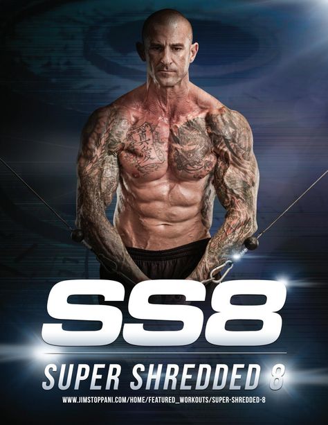 Super Shredded 8 Jim Stoppani Workouts, Total Body Workout Plan, Shredded Workout, Shred Workout, Full Body Workout Routine, Workout Routine For Men, Training Workouts, Hiit Workouts, Fitness Ideas