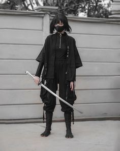 Japanese Techwear, Samurai Clothing, Ninja Outfit, Techwear Outfits, Techwear Fashion, Cyberpunk Clothes, Urban Ninja, Photographie Portrait Inspiration, Minimalist Lifestyle