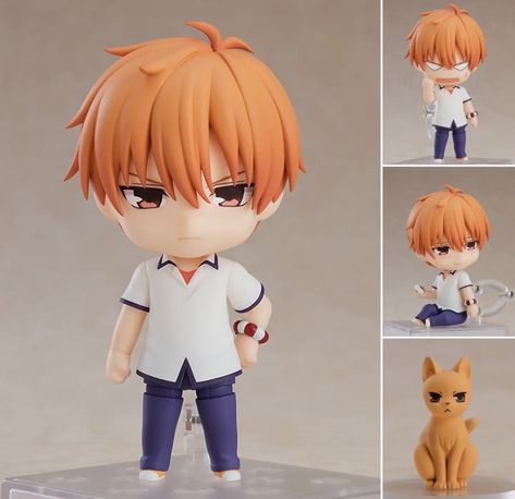 Fruit Basket Figures, Fruits Basket Figurines, Fruits Basket Merch, Nendoroid Collection, Fruits Basket Kyo, Kyo And Tohru, Kyo Sohma, Nendoroid Anime, Tohru Honda