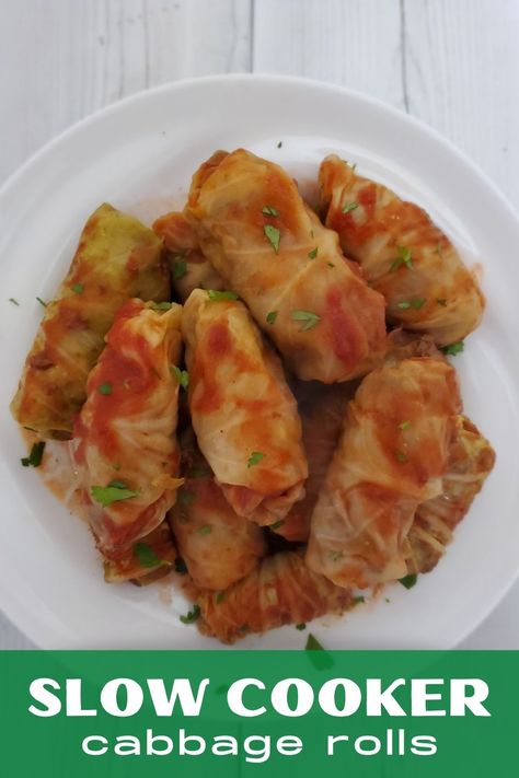 Best Cabbage Rolls Recipe, Slow Cooker Cabbage, Slow Cooker Cabbage Rolls, Hungarian Dishes, Crock Pot Cabbage, Recipes Southern, Dip Easy, Cabbage Rolls Recipe, Cabbage Casserole