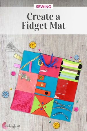 Fidget Quilt Ideas, Sensory Mats Diy, Fidget Ideas, Fidget Mats, Memory Care Activities, Charity Ideas, Toddler Projects, Fidget Quilts, Alzheimers Activities