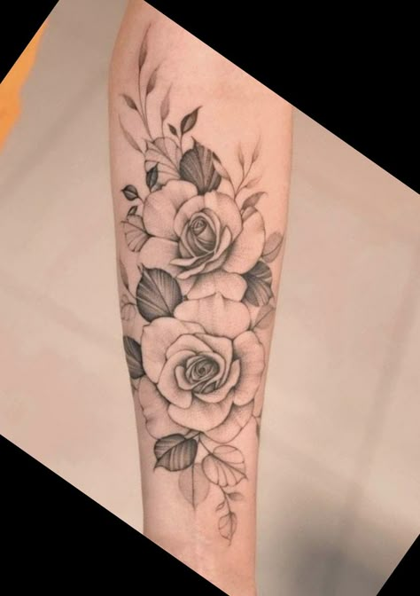 Ornamental Rose Tattoo, Soft Rose Tattoo, Flower Tattoo Shading, Primrose Tattoo Design, Jewels Tattoo, Gardenia Tattoo, Rose Tattoo On Side, Inner Arm Tattoos, Baby Tattoo