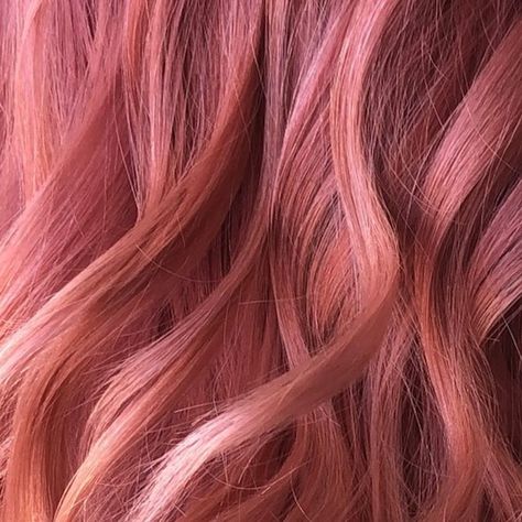 Perfect true rose pink Aveda hair color by Aveda Artist @brushedandpainted. Formula: Roots: 40g On (demi plus) 3g pp violet (fsp) 2g ltvr (deep) 5g ELC and 10 liquid developer  Mids+ends: 40g On (demi plus) 2g ppv (fsp)  1g ltvr (deep) with 10 liquid developer Developer Aesthetic, Aesthetic Balayage, Aveda Hair Color, Aveda Hair, Aveda Color, Light Ideas, Hair Color Pink, Brown Blonde Hair, Rose Gold Hair