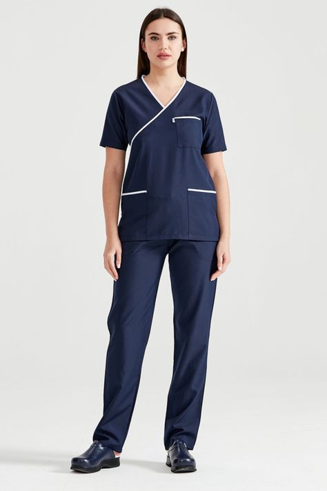 Clinic Uniform, Doctor Uniform, Nurse Dress, Nurse Dress Uniform, Healthcare Uniforms, Medical Fashion, Medical Scrubs Outfit, Scrub Suit, Staff Uniforms