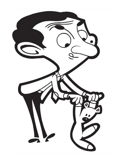 Mr Bean Cartoon, Popular Cartoons, Mr Bean, Cartoon Coloring Pages, Art Drawings For Kids, Free Printable Coloring, Free Printable Coloring Pages, Cool Art Drawings, Disney Drawings