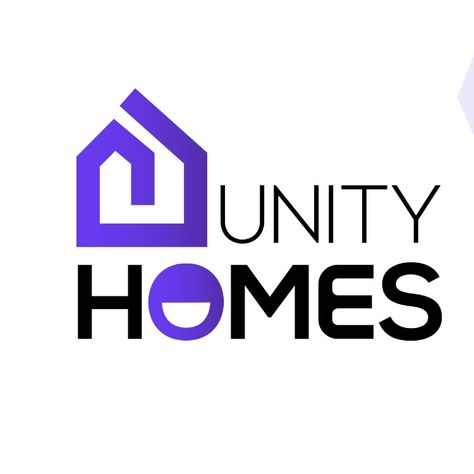 Unity Homes Real Estate Logo Design Logo Template Homestay Logo, Unity Homes, Unity Logo, Estate Logo Design, Logo Purple, Real Estate Logo Design, Estate Logo, Real Estate Logo, Real Estate Houses