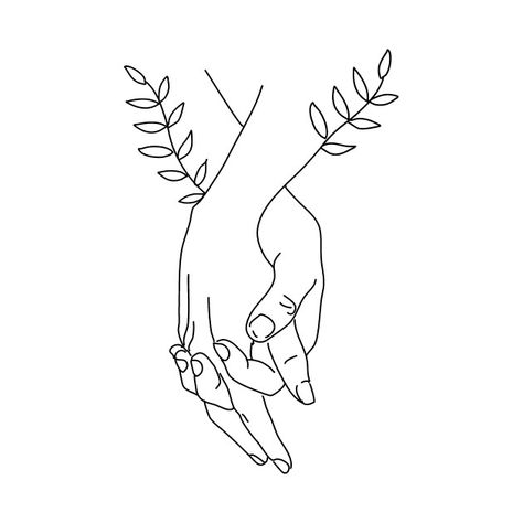 Family Holding Hands Tattoo, Easy Hand Holding Drawing, Hand Holding Tattoo Design, Couple Holding Hands Tattoo, Hand Hold Tattoo, Hands Holding Tattoo Design, Holding Hands Tattoo Mother Daughter, Hands Holding Sketch, Holding Hands Tattoo Couple