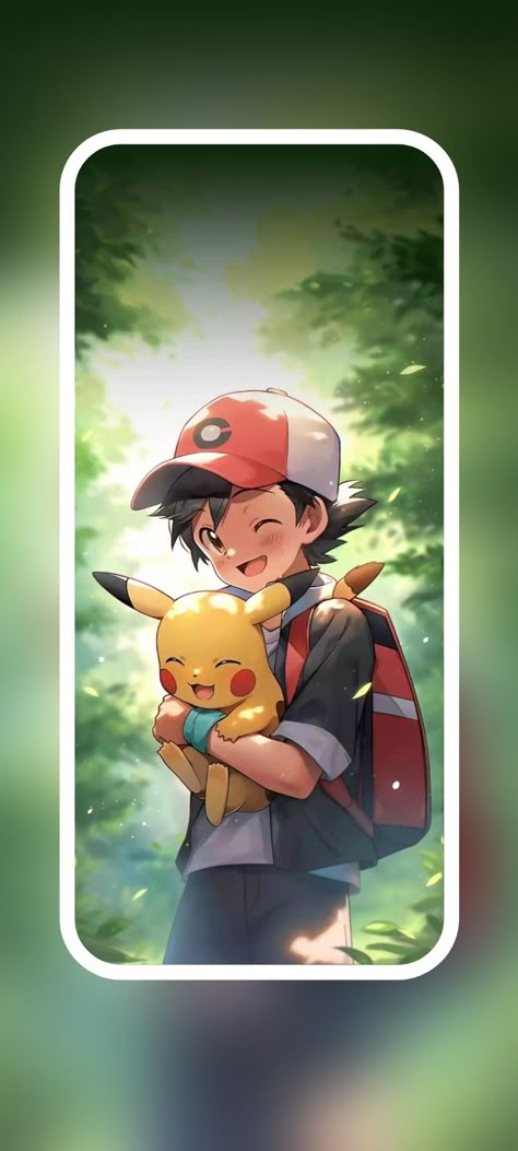 Ash And Pikachu Wallpaper Hd, Pokemon Ash And Pikachu Wallpaper, Pokemon With Trainers Art, Ash Pikachu Wallpaper, Ash And Pikachu Wallpaper, Happy Pokemon, Ash Wallpaper, Pokemon Anime Characters, Ash And Pikachu