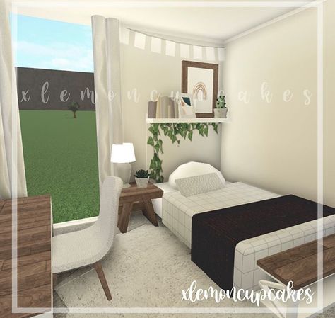 House Ideas Bloxburg, Blocksburg Room Ideas￼, Tiny House Bedroom, Houses Bloxburg, House Decorating Ideas Apartments, Small House Layout, Simple Bedroom Design, Tiny House Layout, Diy House Plans