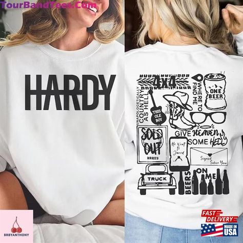 Wallen Hardy Tour 2 Sides Unsex Shirt Concert Hoodie Unisex Check more at https://tourbandtees.com/product/wallen-hardy-tour-2-sides-unsex-shirt-concert-hoodie-unisex/ Hardy Concert Outfit Ideas, Hardy Concert Outfit, Hardy Tshirt, Country Funny, Hardy Shirts, Concert Hoodie, Cricket Ideas, Rodeo Shirts, Usa Shirt