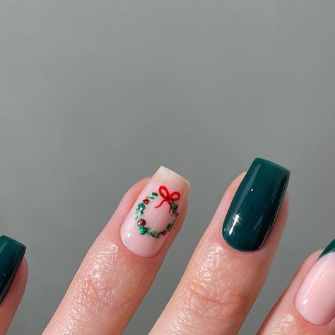 Bryony Howell on Instagram December 1, Christmas Nails, Nail Inspo, Christmas Wreaths, Candy, Nails, Christmas, On Instagram, Quick Saves