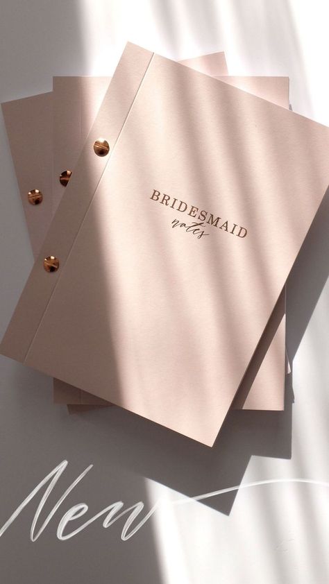 Bridesmaid Notebook, Notebook Gift Ideas, Cheap Bridesmaid Gifts, Elegant Notebook, Elegant Planner, Diy Bridesmaid Gifts, Wedding Notebook, Friends (tv Series), Notebook Cover Design