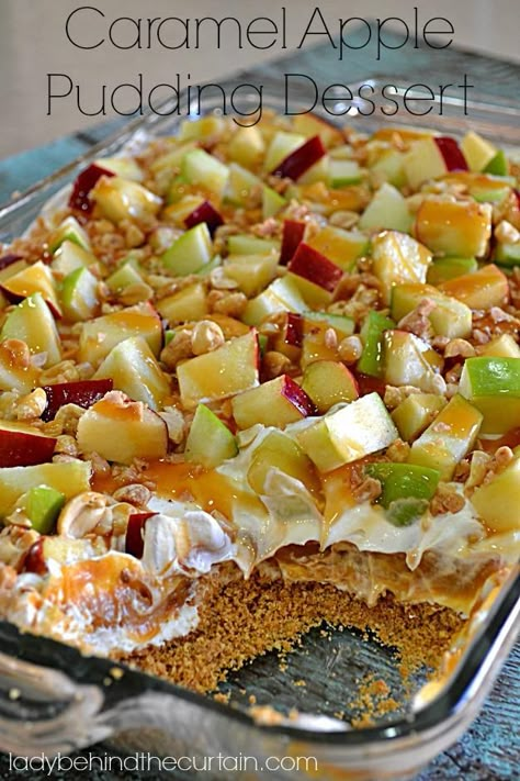 Looks go good. Apple Pudding Dessert, Caramel Apple Pudding, Apple Pudding, Pudding Dessert, Pudding Desserts, Think Food, Thanksgiving Desserts, Apple Desserts, Caramel Apple