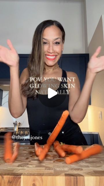 Jen Jones | Plant-Based Queen on Instagram: "@thejenjones glowing skin juice 👇🏽

This juice is INCREDIBLE!!!

Juicer I am using is the Nama J2. Use JENJONES10 at namawell.com glasses also available! Link in bio up top 🔝 

Glowing skin by @nevell_skin coffee oil. This is the only moisturizer I use. Link in bio or at nevellskin.com 

@dontforgetthecinnamon_ shirts and hats available now at nevellskin.com link up top!

Juice:

Juice:
6 carrots
1/2 pineapple (save peel for pineapple tea)
1 large knob ginger
1/2 lemon peeled (peel is optional)
Ceylon cinnamon

2x a week and switch it up with some green juices!" Fall Juice Recipes, Fall Juices, Nevell Skin, Glowing Black Skin, Glowing Skin Juice, Juicing Recipes For Beginners, Skin Juice, Healthy Reciepes, Jen Jones