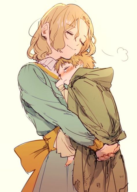 Mother and Son #Masaki #Ichigo Fruk Hetalia, Hetalia France, Hetalia Ships, Mother Art, Hetalia Axis Powers, Mother And Son, Anime Family, Anime Poses Reference, Anime Poses