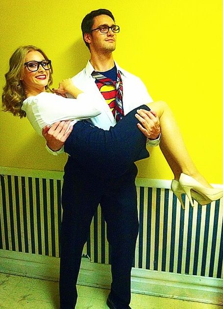 Clark Kent and Lois Lane! Halloween costumes were a success! Lois Lane Halloween Costume, Lois Lane Costume, Clark Kent And Lois Lane, Couples Costumes Creative, Halloween Couple Costumes, Halloween Costumes Diy Couples, For Couples, Best Couples Costumes, Halloween Parejas