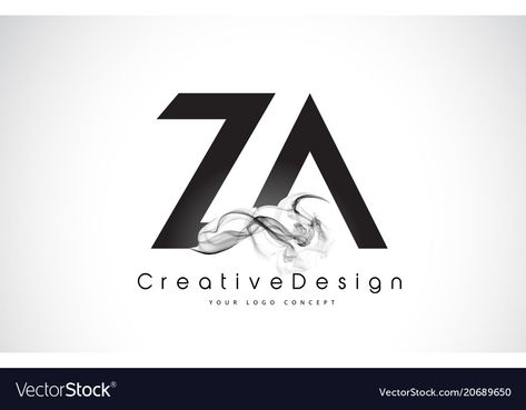 Za Logo Design Letter, Za Logo Design, Letter Vector, Logo Design Art, Blouse Hand Designs, Letter Logo Design, Logo Illustration, Logo Design Creative, Logo Concept