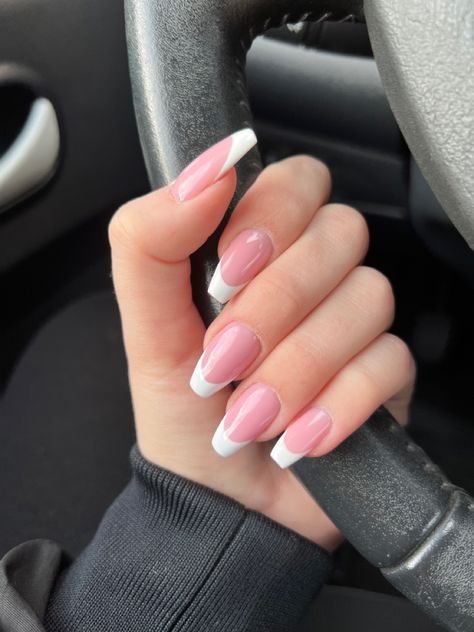 French Tip Nail Extensions, Nails Extension, Hello Nails, Extension Designs, Gel Extensions, Elegant Nails, Nail Extensions, French Tip Nails, French Nails